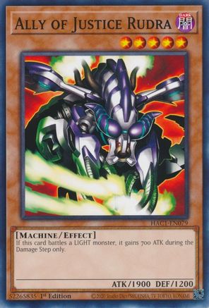 Ally of Justice Rudra [HAC1-EN079] Common