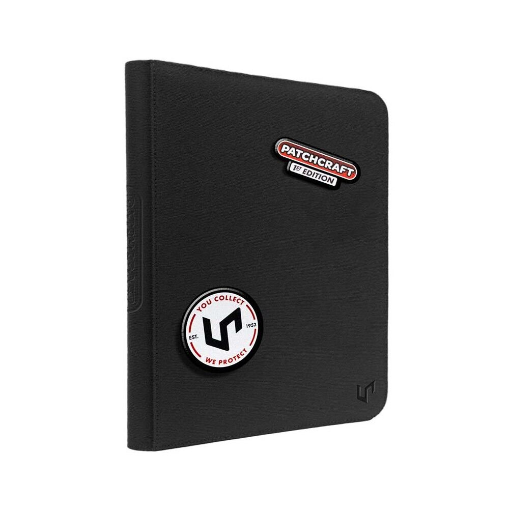 Ultra Pro: PATCHCRAFT Zippered 9-Pocket PRO-Binder Black