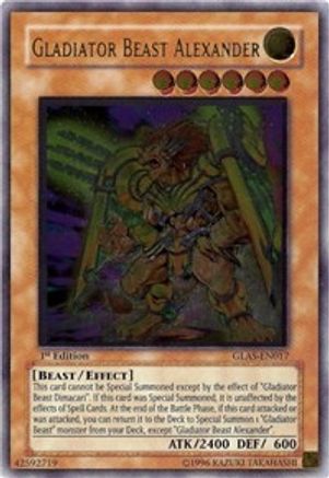 Gladiator Beast Alexander [GLAS-EN017] Ultimate Rare