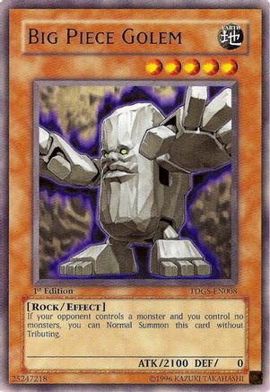 Big Piece Golem [TDGS-EN008] Rare