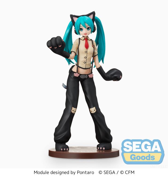 Sega Goods: Hatsune Miku - Project Diva SPM Figure - Miku Kitty Kat