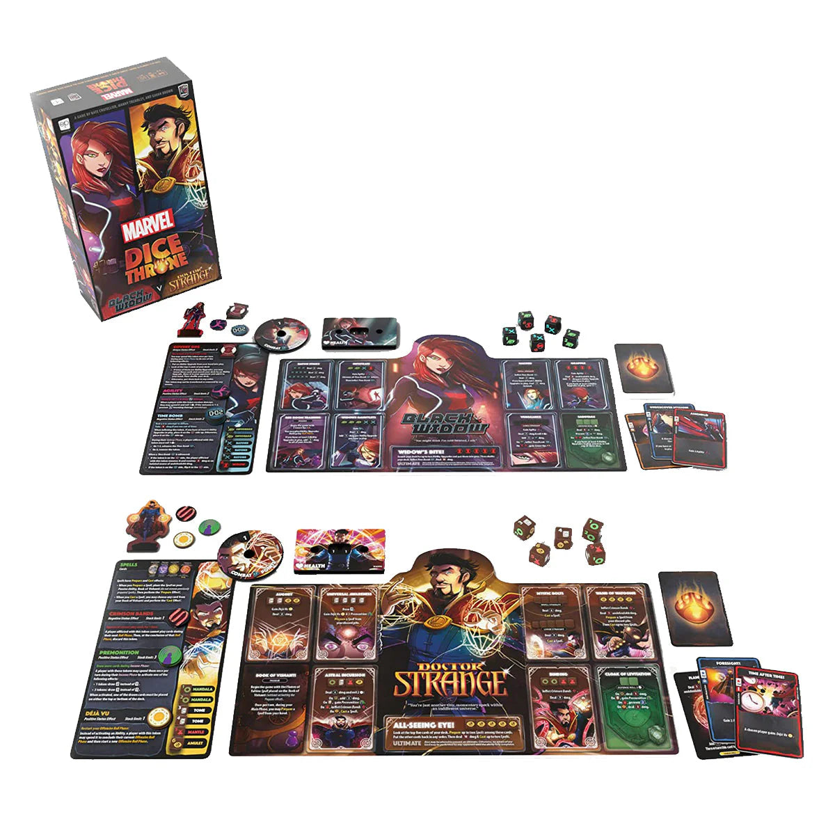 Dice Throne: Marvel 2 Hero Box 2 Black Widow and Doctor Strange