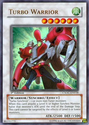 Turbo Warrior [CSOC-EN038] Ultra Rare