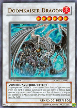 Doomkaiser Dragon [CSOC-EN043] Ultra Rare