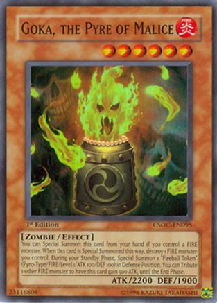 Goka, the Pyre of Malice [CSOC-EN095] Super Rare
