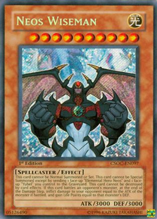 Neos Wiseman [CSOC-EN097] Secret Rare