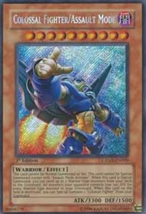 Colossal Fighter/Assault Mode [CRMS-EN000] Secret Rare