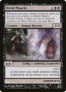 Hired Muscle // Scarmaker [Betrayers of Kamigawa]