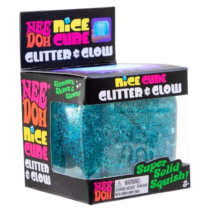 Nee Doh: Glitter & Glow Nice Cube