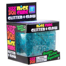 Nee Doh: Glitter & Glow Nice Cube