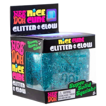 Nee Doh: Glitter & Glow Nice Cube