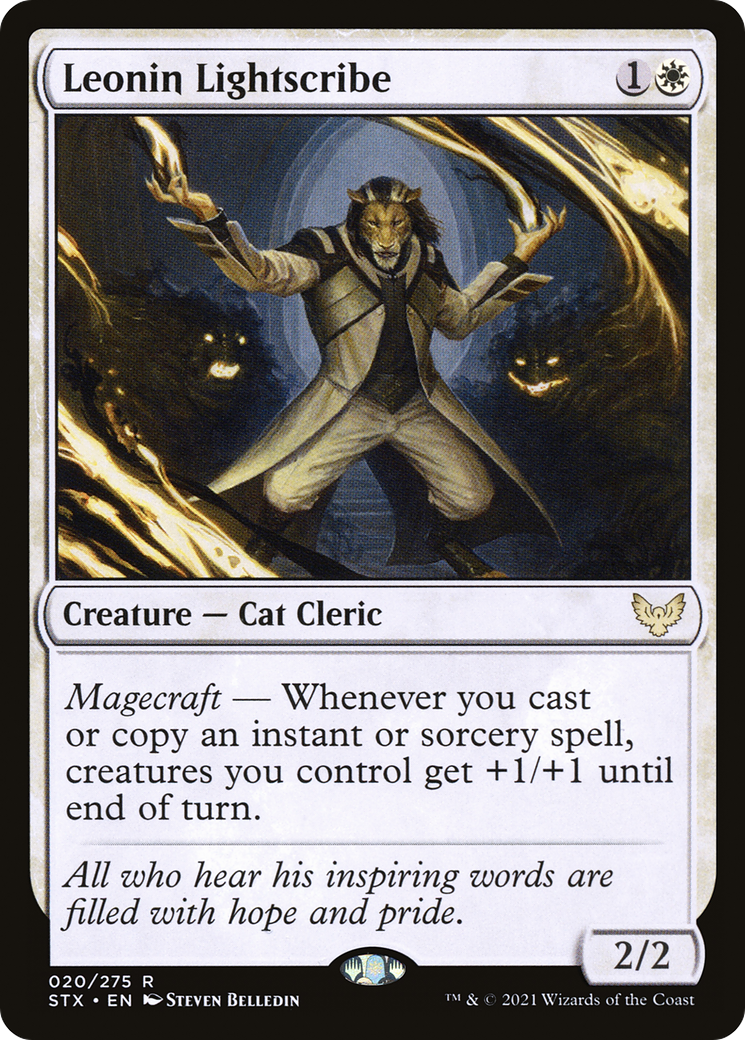 Leonin Lightscribe [Strixhaven: School of Mages]