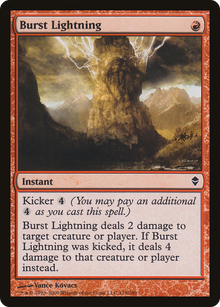 Burst Lightning [Zendikar]