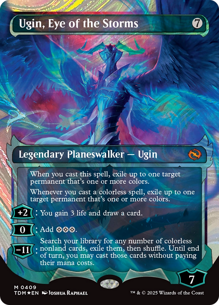 Ugin, Eye of the Storms (Showcase Halo Foil) (Japanese) [Tarkir: Dragonstorm]