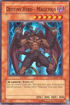 Destiny HERO - Malicious [DLG1-EN108] Super Rare