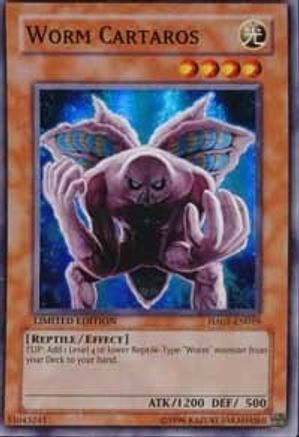 Worm Cartaros [HA01-EN019] Super Rare