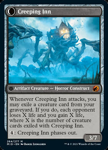 Hostile Hostel // Creeping Inn [Innistrad: Midnight Hunt]