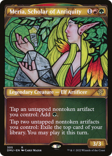 Meria, Scholar of Antiquity (Showcase) [Dominaria United]