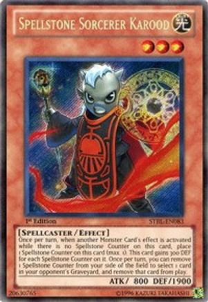 Spellstone Sorcerer Karood [STBL-EN083] Secret Rare