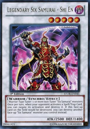 Legendary Six Samurai - Shi En [STOR-EN041] Ultra Rare