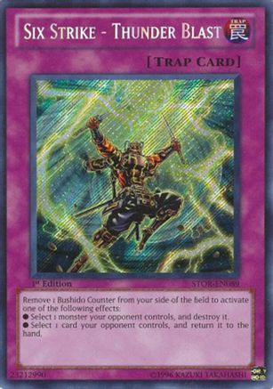 Six Strike - Thunder Blast [STOR-EN089] Secret Rare