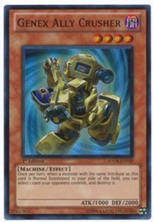 Genex Ally Crusher [HA04-EN039] Super Rare
