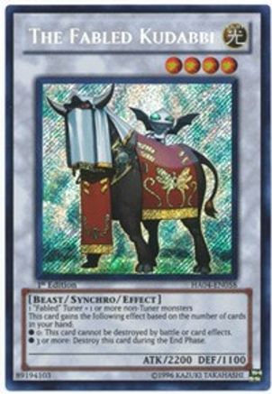 The Fabled Kudabbi [HA04-EN058] Secret Rare