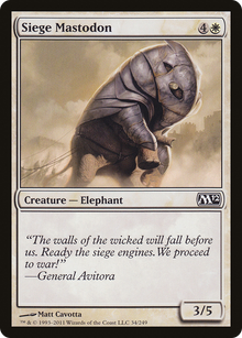 Siege Mastodon [Magic 2012]