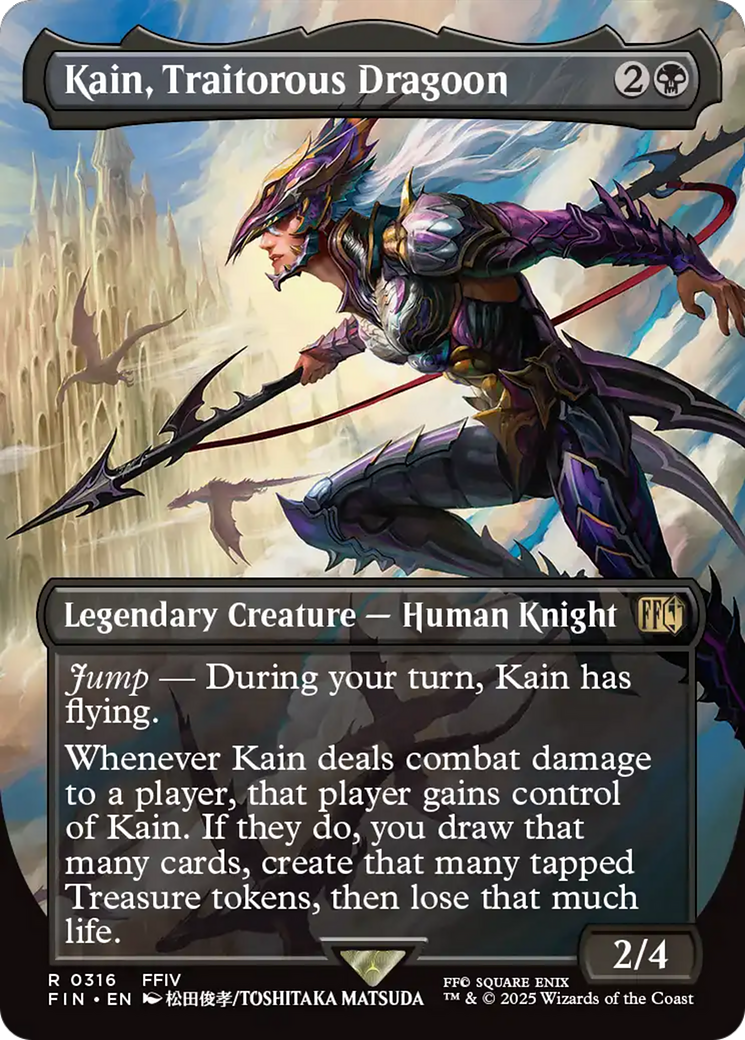 Kain, Traitorous Dragoon (Borderless) [FINAL FANTASY]