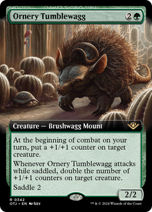 Ornery Tumblewagg (Extended Art) [Outlaws of Thunder Junction]