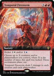 Temporal Firestorm (Extended Art) [Dominaria United]