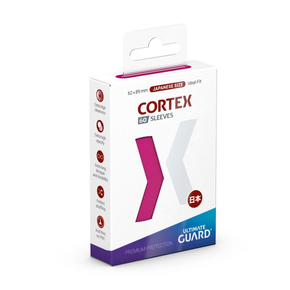 Ultimate Guard: Cortex Sleeves Japanese Size (60) - Pink