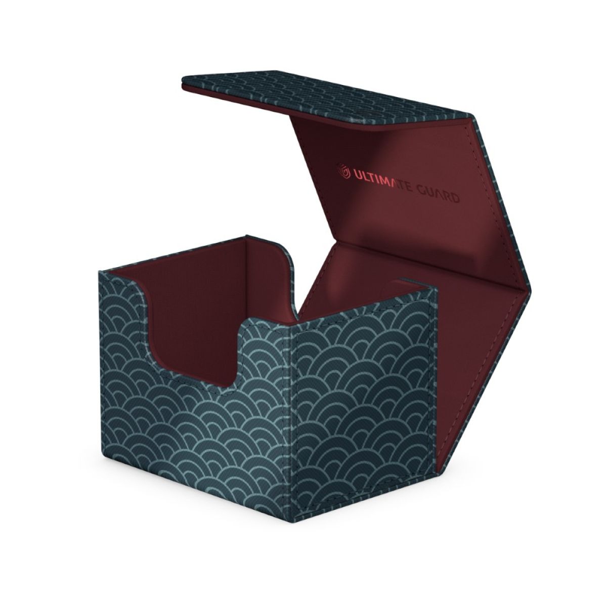 Ultimate Guard: Sidewinder 100+ Xenoskin - Seigaiha (Dark Blue/Dark Red)