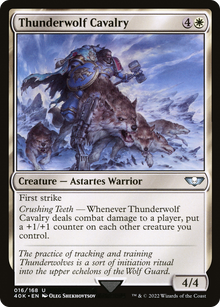 Thunderwolf Cavalry [Warhammer 40,000]