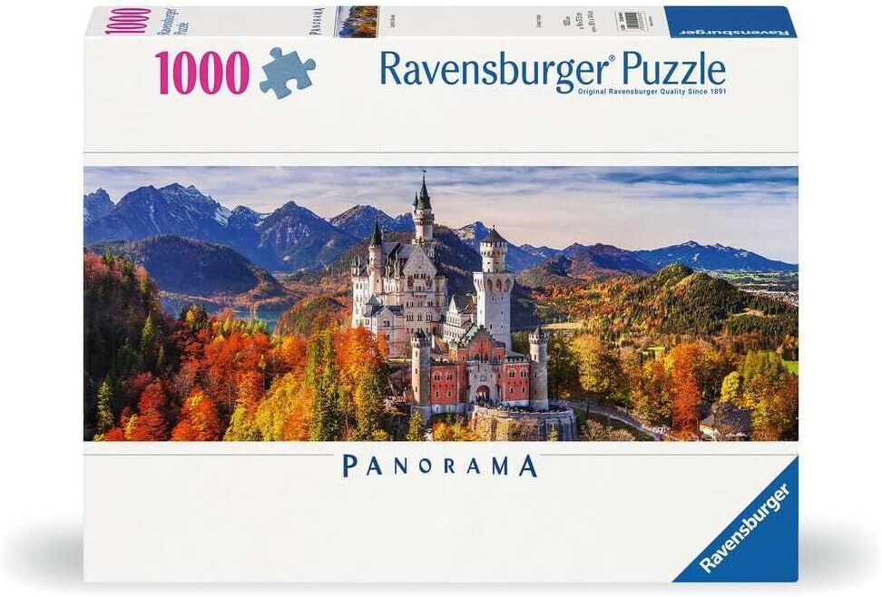 Ravensburger: Panorama Neuschwanstein 1000pc