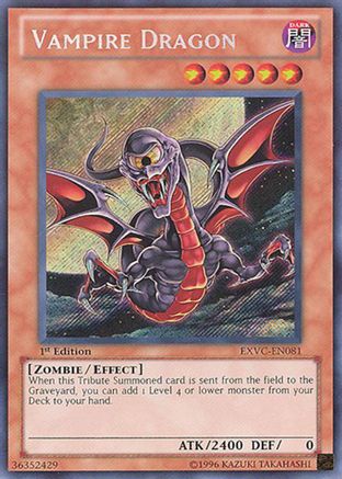 Vampire Dragon [EXVC-EN081] Secret Rare