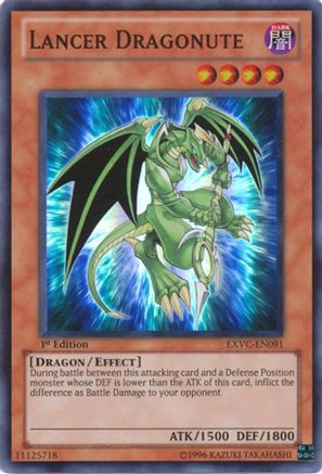 Lancer Dragonute [EXVC-EN091] Super Rare