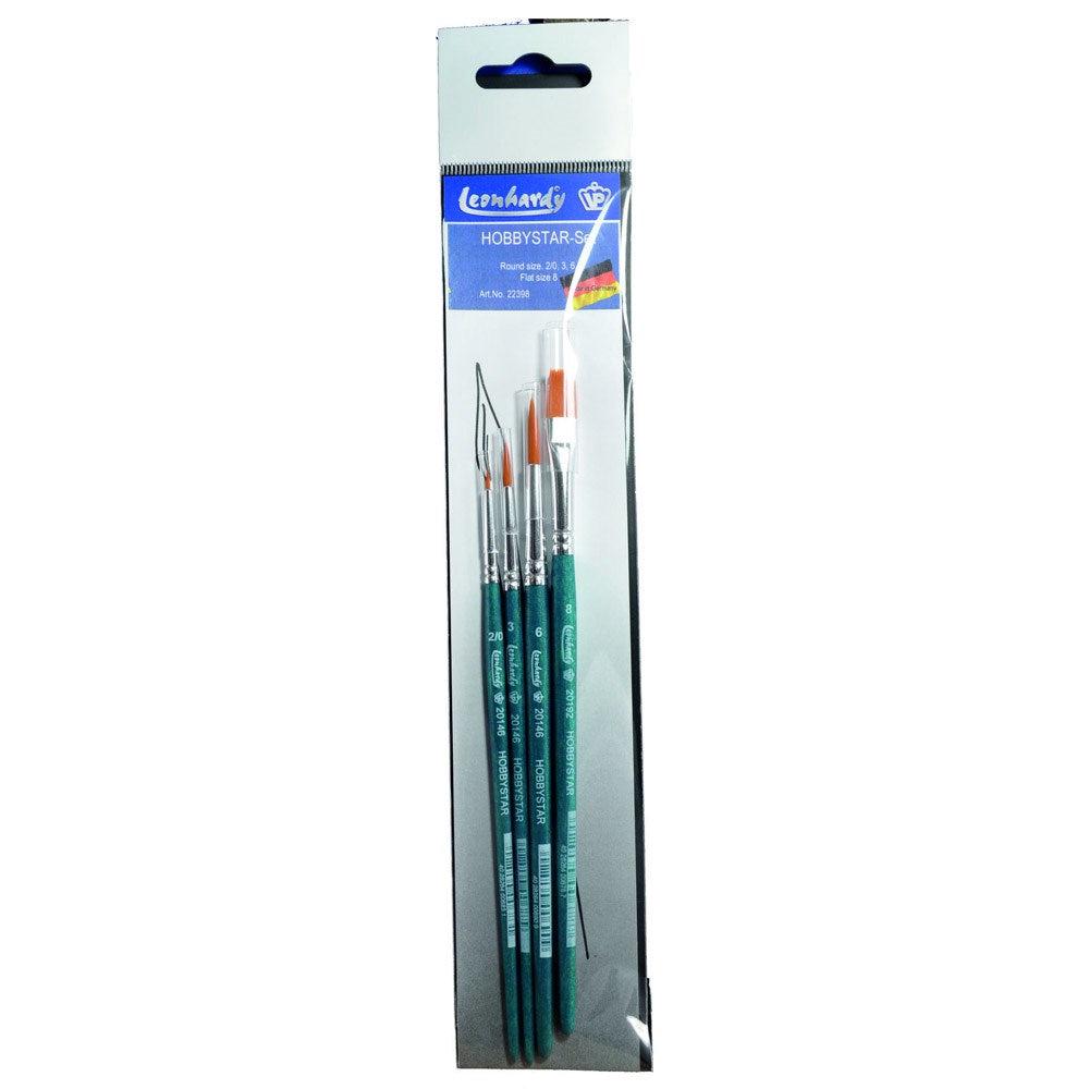 VP Leonhardy 4pc Hobby Brush Set