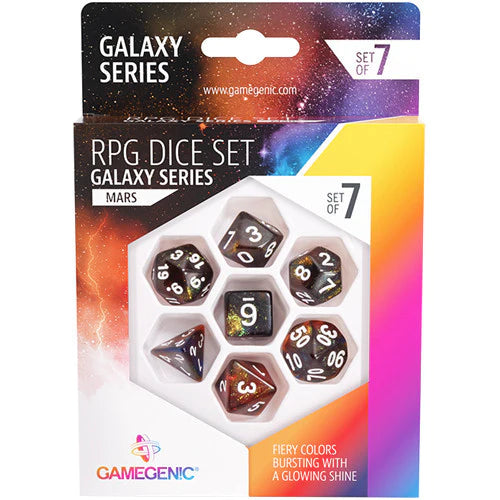 Gamegenic: Galaxy Series RPG Dice - Mars