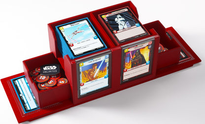 Gamegenic: Star Wars Unlimited Double Deck Pod - Red