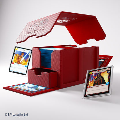 Gamegenic: Star Wars Unlimited Double Deck Pod - Red