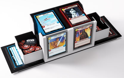 Gamegenic: Star Wars Unlimited Double Deck Pod - White/Black