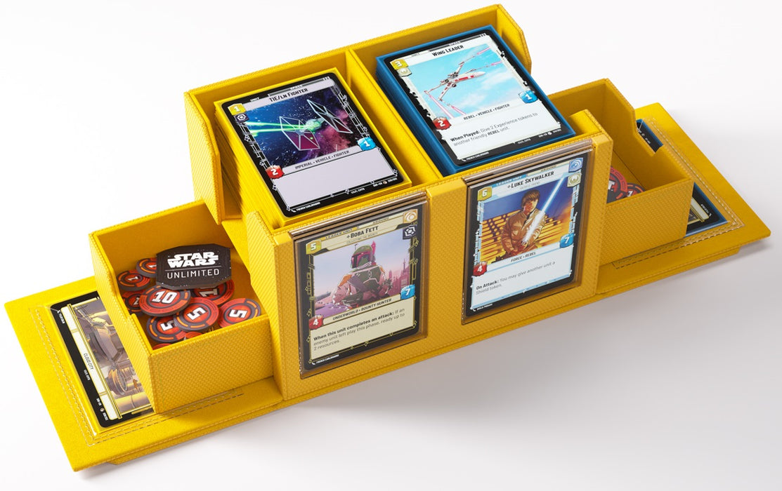 Gamegenic: Star Wars Unlimited Double Deck Pod - Yellow