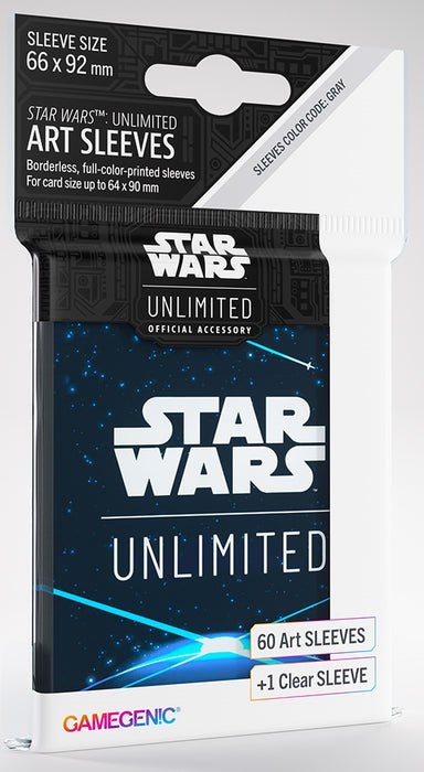 Gamegenic: Star Wars Unlimited Art Sleeves - Space Blue