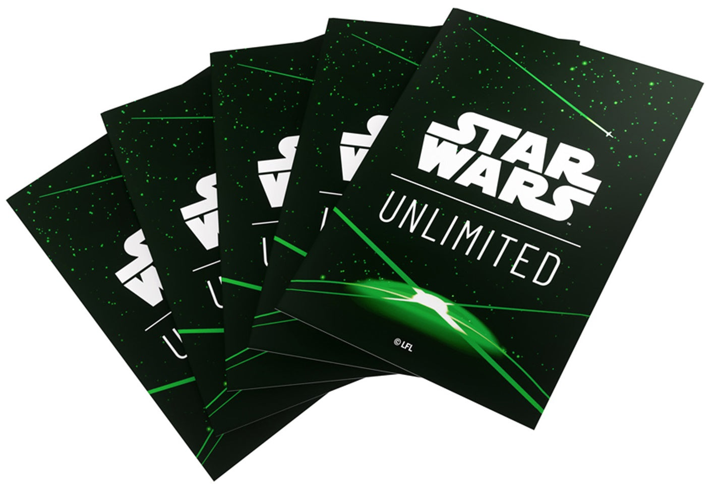 Gamegenic: Star Wars Unlimited Art Sleeves - Card Back Green