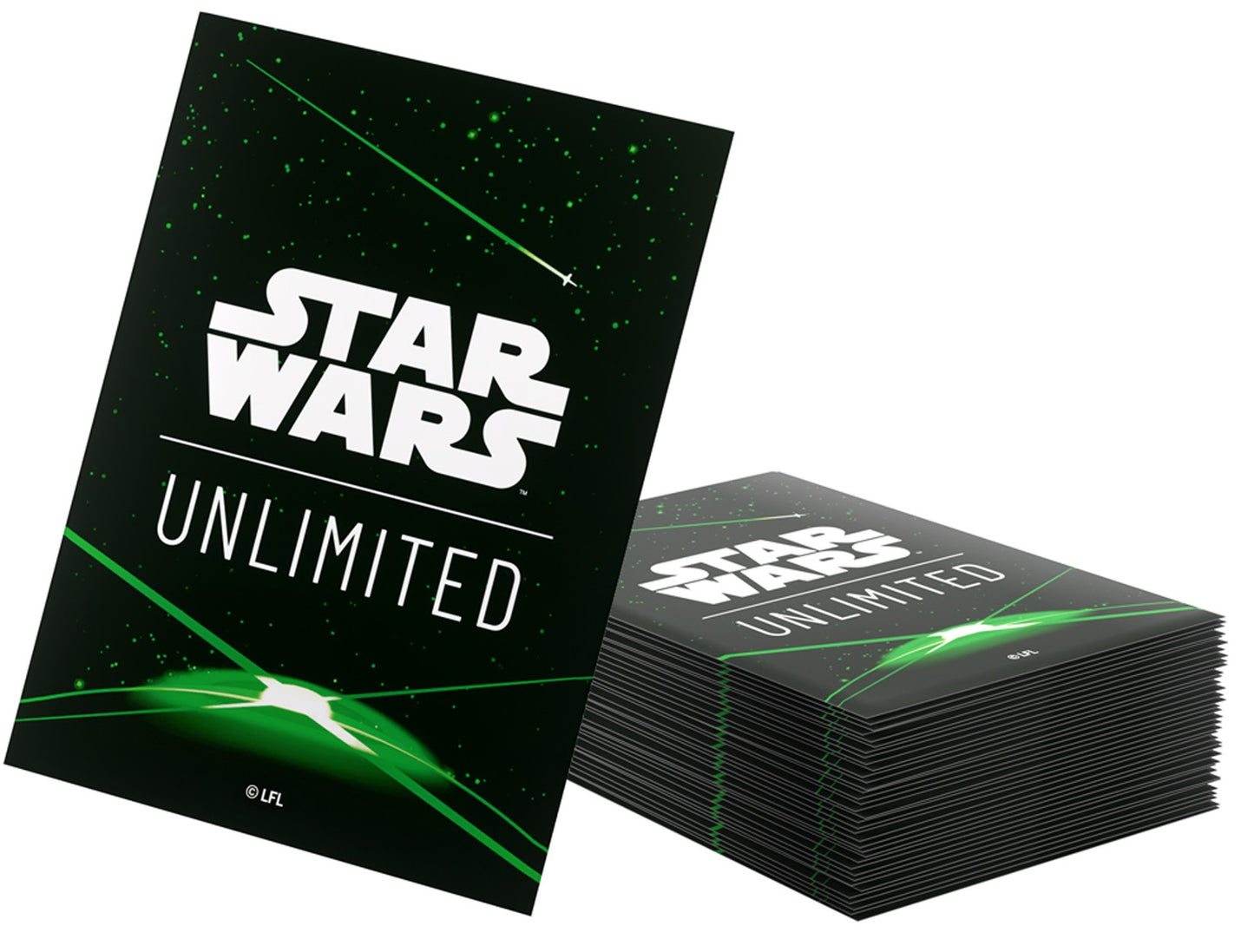 Gamegenic: Star Wars Unlimited Art Sleeves - Card Back Green