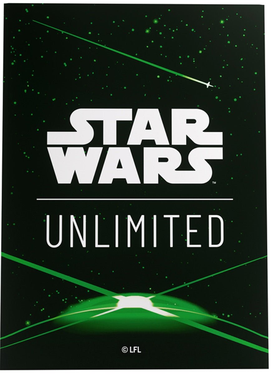 Gamegenic: Star Wars Unlimited Art Sleeves - Card Back Green