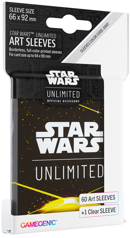 Gamegenic: Star Wars Unlimited Art Sleeves - Card Back Yellow