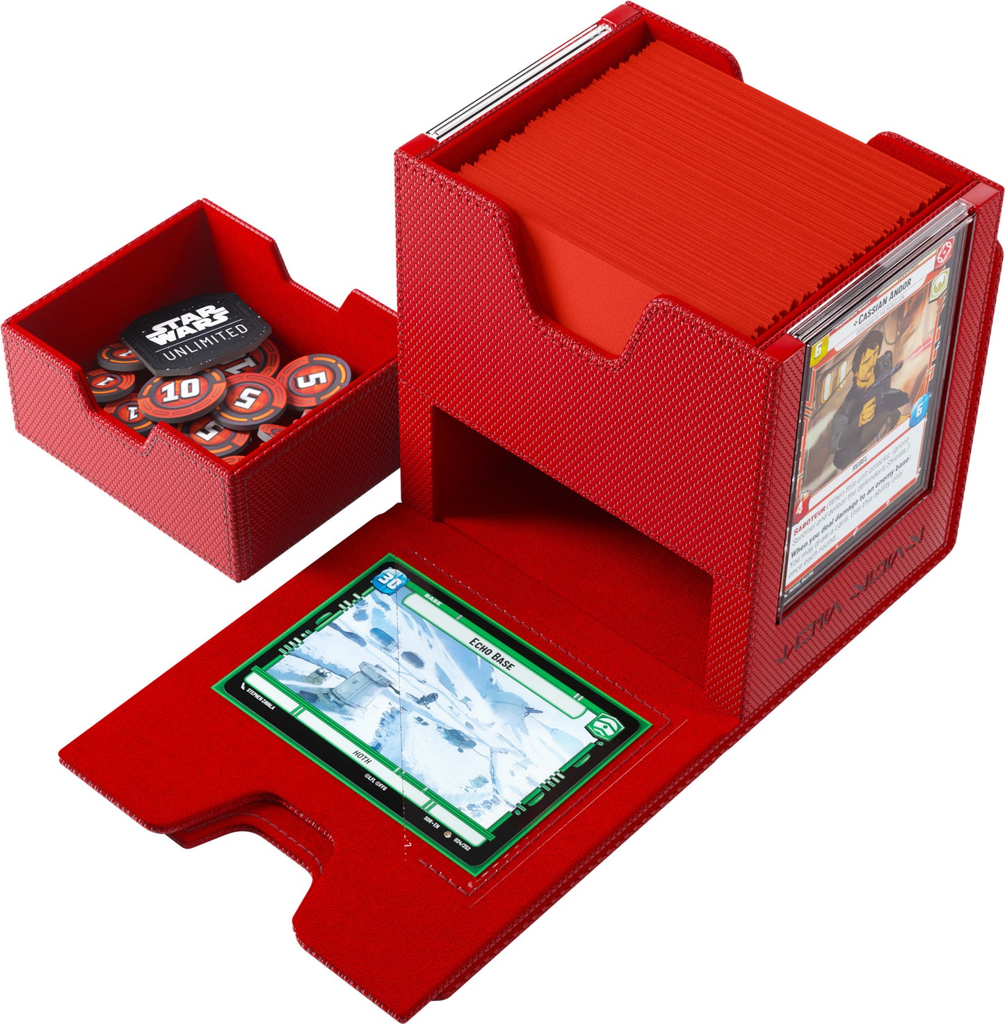 Gamegenic: Star Wars Unlimited Twin Suns Deck Pod - Red