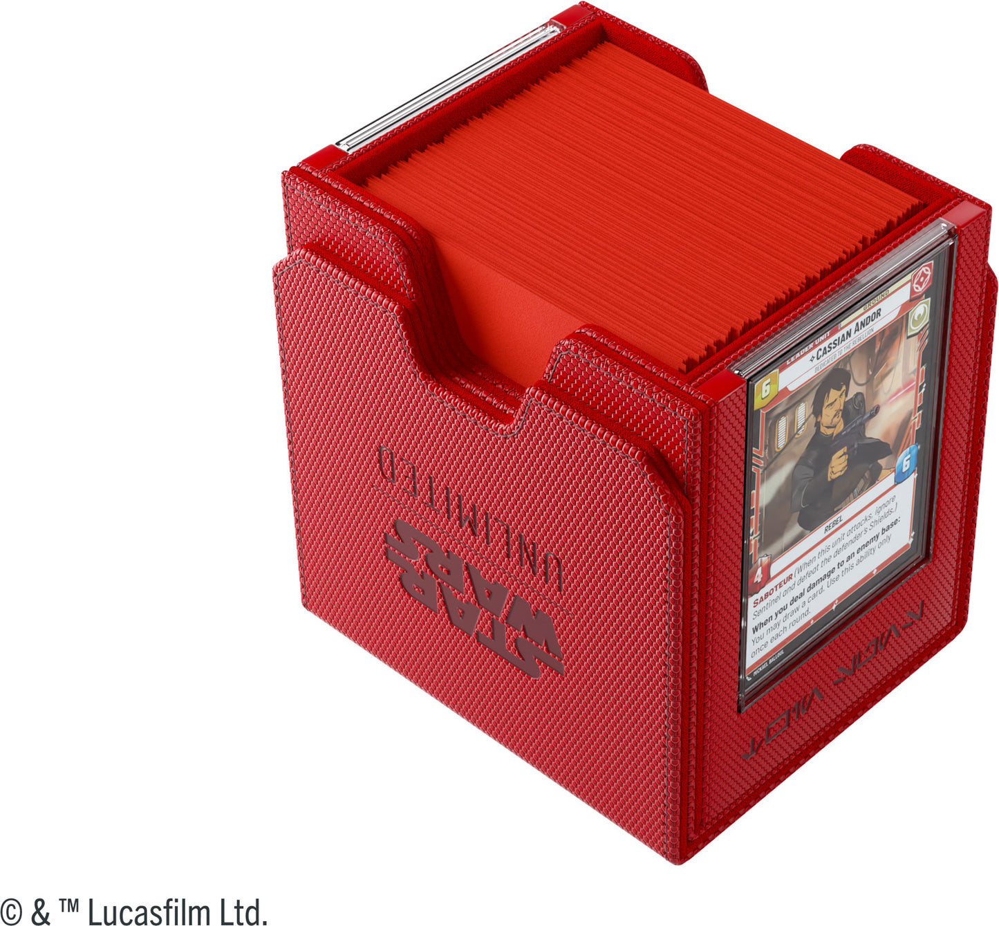 Gamegenic: Star Wars Unlimited Twin Suns Deck Pod - Red